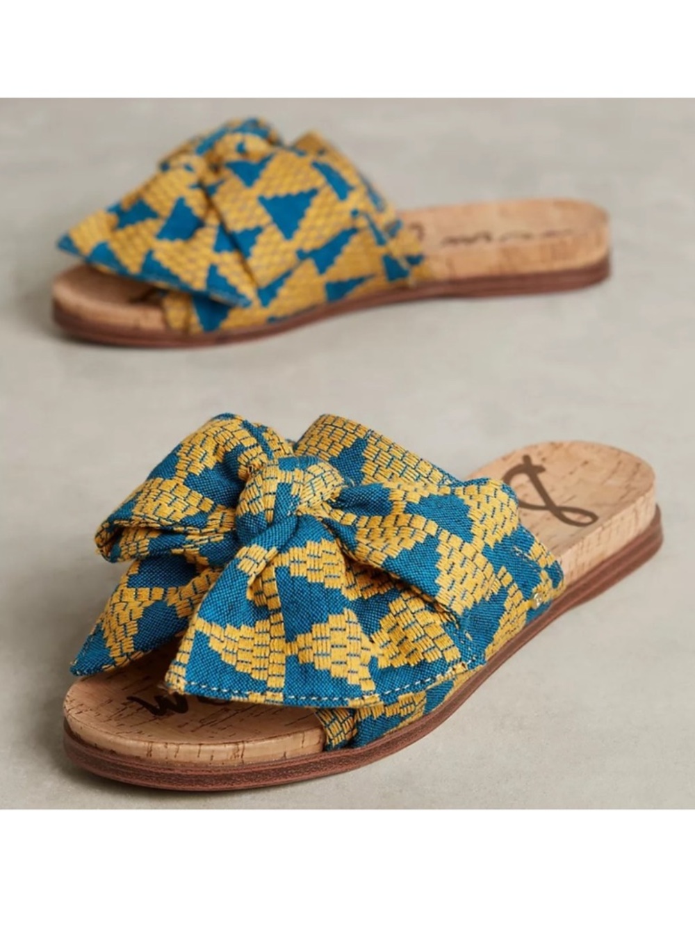 Same Edelman slip on sandals